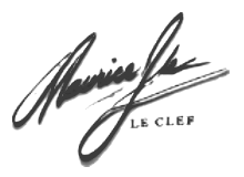 Signature of Maurice Le Clef